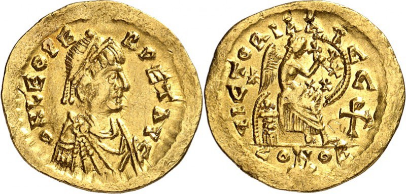 RÖMISCHES KAISERREICH. 
LEO I. 457-474. Semissis (457/462) 2,22g, Konstantinope...