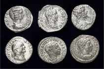 RÖMISCHES KAISERREICH. 
Allgemein: Silbermünzen: Denare. 50 verschiedene Denare: Römische Kaiserzeit 1. - 3. Jahrh. . 

meist ss703
