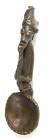 Afrika. 
GHANA. 
ASHANTI, Goldgewichte. Baule-Mann, Hüftfigur über Löffelschale, L.65mm 36,5g. . 

1821573