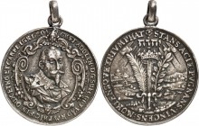 SCHWEDEN. 
KÖNIGREICH. 
Gustav II. Adolf 1611 - 1632. Medaille o.J. (1632) (v. R.N. Kitzkatz) auf seinen Tod. Brb. schräg n.r. in Rollwerk-Kartusche...