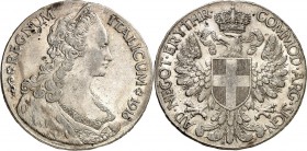 ERITREA. 
Italienische Kolonie. 
Vittorio Emanuele III. 1900-1946. Tallero 1918 Rom. mit Randschrift F.E.R.T 3x zw. Arabesken. KM&nbsp; 5. . 

ss/...