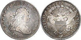 USA.
KURSMÜNZEN.
USA seit 1776. Dollar 1799 Philadelphia. Draped Bust. KM&nbsp; 32. .

ss