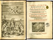 BIBLIOPHILE WERKE, 16.-19. Jahrh.. 
MEDIOBARBUS, F. Imperatorum romanorum numismata a Pompeo magno ad Heraclium. (12), 624 S., 234 Kupferstichabb. im...