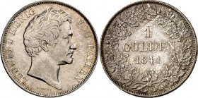 Bayern. 
Ludwig I. 1825-1848. Gulden 1841. AKS&nbsp; 78, J.&nbsp; 62. . 

ss+