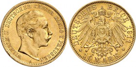 REICHSGOLD. 
PREUSSEN. 
10 Mark 1911 Wilhelm II. J.&nbsp; 251. . 

vz