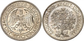 WEIMARER REPUBLIK. 
KURSMÜNZEN. 
5 Reichsmark 1928A Eichbaum. J.&nbsp; 331. . 

vz-St