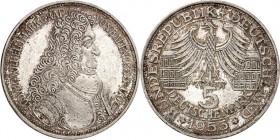 BUNDESREPUBLIK. 
GEDENKMÜNZEN in Ag 5 DM. 
5 DM 1955G Markgraf v. Baden. J.&nbsp; 390. . 

vz