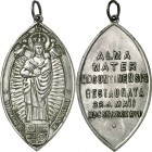 DEUTSCHE STÄDTE. 
UNIVERSITÄTEN u. benannte HOCHSCHULEN (intern.). 
MAINZ. Medaille 1946 (v. V.Madler) a. d. Wiedereröffnung der Joh.-Gutenberg-Univ...
