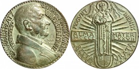 DEUTSCHE STÄDTE. 
UNIVERSITÄTEN u. benannte HOCHSCHULEN (intern.). 
MAINZ. Medaille 1949 (v. A. de Jaeger) a.d.Rektor der Universität, Dr. August Re...