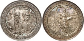 DEUTSCHE STÄDTE. 
UNIVERSITÄTEN u. benannte HOCHSCHULEN (intern.). 
MEISSEN, Fürsten- u.Landesschule St.Afra. Medaille 1893 (v.W.Schwarz) a.d. 350 J...