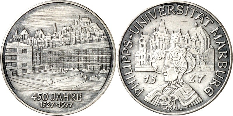 DEUTSCHE STÄDTE. 
UNIVERSITÄTEN u. benannte HOCHSCHULEN (intern.). 
M-P. Marbu...
