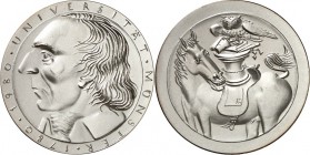 DEUTSCHE STÄDTE. 
UNIVERSITÄTEN u. benannte HOCHSCHULEN (intern.). 
MÜNSTER. Medaille 1980 (v. Burgeff) a.d. 200 Jahrfeier der Universität. Kopf Fri...
