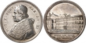DEUTSCHE STÄDTE. 
UNIVERSITÄTEN u. benannte HOCHSCHULEN (intern.). 
ROM. Nuovo Seminario Romano. Medaille An XI (1913/14) (v. F.Bianchi) auf die Ein...