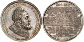 DEUTSCHE STÄDTE. 
UNIVERSITÄTEN u. benannte HOCHSCHULEN (intern.). 
WITTENBERG. Medaille 1802 (v. Krüger) a. d. 300 jähr. Jubiläum der Universität. ...