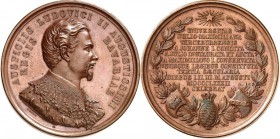 DEUTSCHE STÄDTE. 
UNIVERSITÄTEN u. benannte HOCHSCHULEN (intern.). 
WÜRZBURG. Medaille 1882 (v. J.Ries) a. d. 300-jähr. Jubiläum, am 1.-3. August. B...