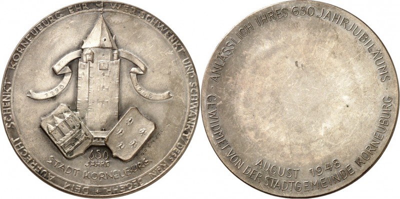 ARCHITEKTUR. 
TÜRME. 
TÜRME. KLOSTERNEUBURG (Österreich) Medaille 1948 (v.Bode...