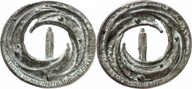 PERSONEN. 
NATURWISSENSCHAFTLER. 
KOPERNIKUS, Nikolaus *1473 Thorn +1543 Frauenburg. Medaille o.J.(Hrsg.I.Liceum Ekonomiczne im M. Kopernika, Krakau...