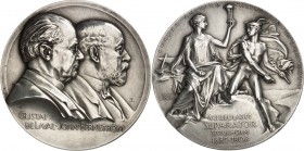 GEWERBE, HANDEL, INDUSTRIE. 
HANDELSMOTIV HERMES / MERKUR u. Caduceus. 
SCHWEDEN. Medaille 1908 (v.E.Lindberg) a.d.25 j. Jub. der Separator AG. Brb....