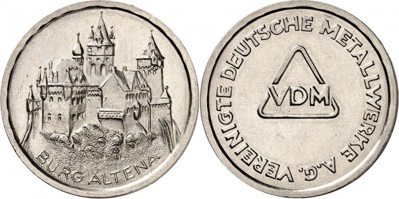 SPEZIALSAMMLUNG NICKEL. 
DEUTSCHE LÄNDER UND STÄDTE. 
ALTENA (Westf.). Probepr...