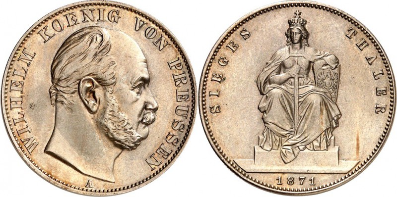 SPEZIALSAMMLUNG NICKEL. 
DEUTSCHE LÄNDER UND STÄDTE. 
PREUSSEN. Wilhelm I. Sie...