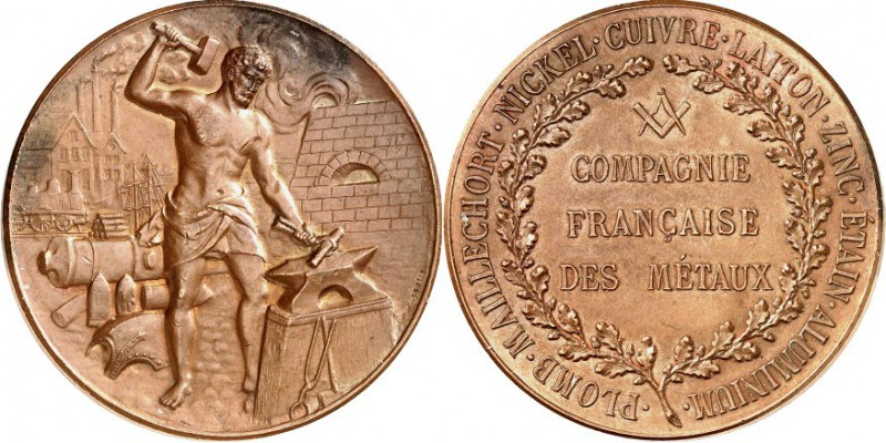 SPEZIALSAMMLUNG NICKEL. 
EUROPÄISCHE LÄNDER. 
FRANKREICH. Medaille (v.Trotin) ...