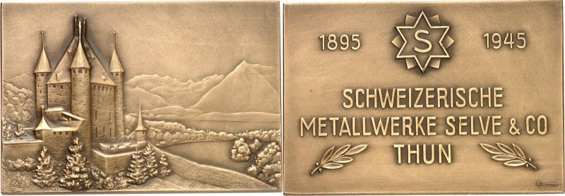 SPEZIALSAMMLUNG NICKEL. 
EUROPÄISCHE LÄNDER. 
SCHWEIZ. Thun, Schweizerische Me...