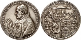 MEDAILLEURE des XIX. u. XX. Jh.. 
DEUTSCHLAND vor 1933. 
GOETZ, Karl Xaver *1875 Augsburg +1950 München. Medaille o.J. (1927) KARDINAL FAULHABER. Br...