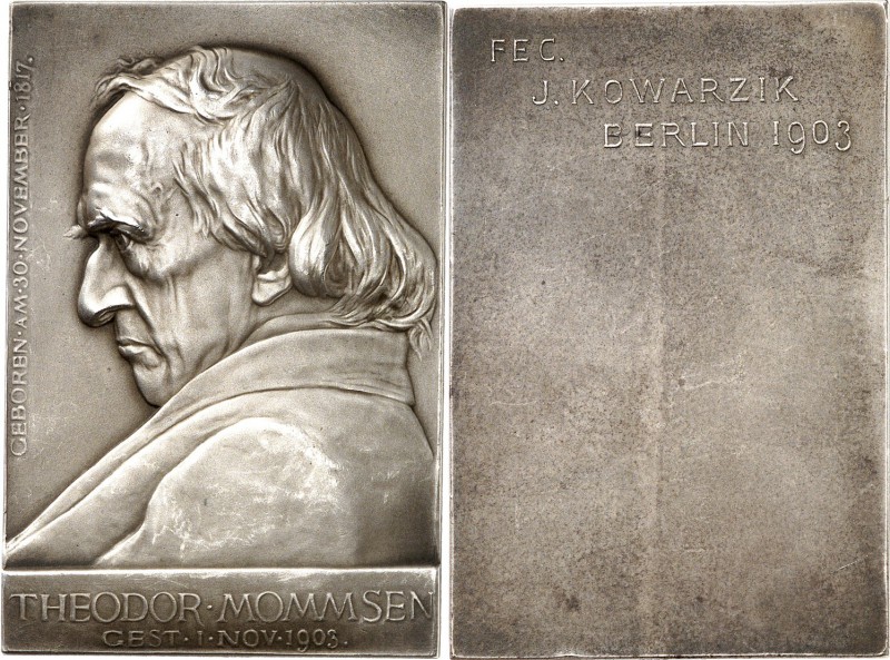 MEDAILLEURE des XIX. u. XX. Jh.. 
DEUTSCHLAND vor 1933. 
KOWARZIK, Joseph *186...