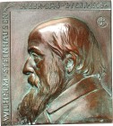 MEDAILLEURE des XIX. u. XX. Jh.. 
DEUTSCHLAND vor 1933. 
KOWARZIK, Joseph *1860 Wien +1911 Cannes. Plakette o.J.(1905/06) a.d. 60. Geburtstag von Wi...