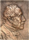 MEDAILLEURE des XIX. u. XX. Jh.. 
DEUTSCHLAND vor 1933. 
KOWARZIK, Joseph *1860 Wien +1911 Cannes. Plakette o.J. auf Wilhelm Kessler *1819. Brustb. ...