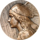 MEDAILLEURE des XIX. u. XX. Jh.. 
DEUTSCHLAND vor 1933. 
KOWARZIK, Joseph *1860 Wien +1911 Cannes. Medaille o.J. "Walküre" (Frl.v. Meister) einseiti...