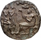 MEDAILLEURE des XIX. u. XX. Jh.. 
DEUTSCHLAND zeitgenössisch nach 1945. 
NUSS, Fritz *1907 Göppingen +1999 Weinstadt. Medaillon o.J. (1980) (für Pha...