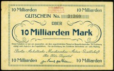 RHEINLAND. 
Köln-Bayenthal, BAMAG. 10 Mrd. Mark o.D. -15.9.1923. v.E.&nbsp; 835.3a, Ke.&nbsp; 2714c. . 

III