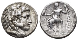 KINGS of MACEDON. Alexander III.(336-323 BC).Tetradrachm.

Condition : Good very fine.

Weight : 16.6 gr
Diameter : 26 mm