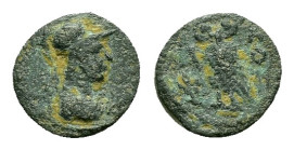 ASIA MINOR. Uncertain.(Circa 3rd-2nd centuries BC).Ae.

Condition : Good very fine.

Weight : 1.87 gr
Diameter : 12 mm