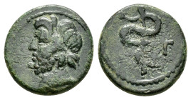 MYSIA. Pergamon.(2nd-1st centuries BC).Ae.

Condition : Good very fine.

Weight : 2.8 gr
Diameter : 14 mm