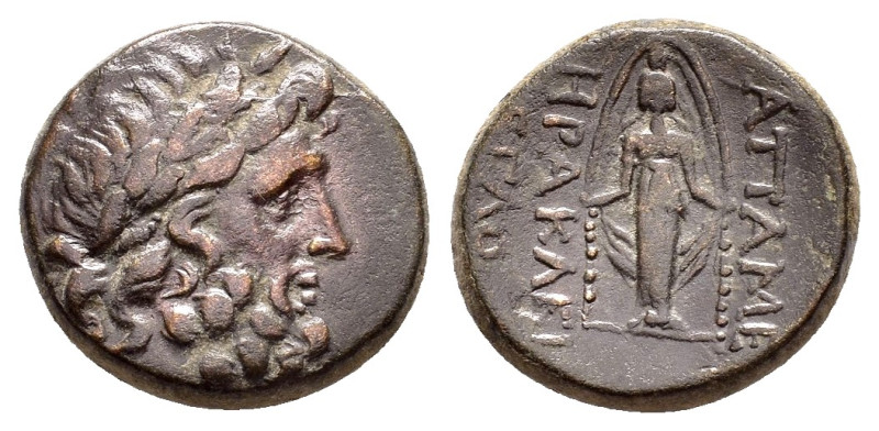 PHRYGIA.Apameia.(Circa 88-40 BC).Ae.

Obv : Laureate head of Zeus right.

Rev : ...