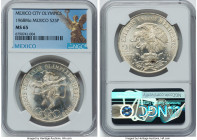 Estados Unidos 5-Piece Lot of Certified "Mexico City Olympics" 25 Pesos 1968-Mo MS65 NGC, Mexico City mint, KM479.1 HID09801242017 © 2023 Heritage Auc...