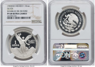 Estados Unidos silver Proof Mint Error - Doubled Die Reverse Onza 1983-Mo PR68 Ultra Cameo NGC, Mexico City mint, KM494.1. HID09801242017 © 2023 Herit...