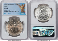 Estados Unidos silver Onza 1983-Mo MS66 NGC, Mexico City mint, KM494.1. HID09801242017 © 2023 Heritage Auctions | All Rights Reserved