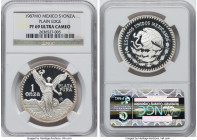 Estados Unidos silver Proof Onza 1987-Mo PR69 Ultra Cameo NGC, Mexico City mint, KM494.1. Plain edge. HID09801242017 © 2023 Heritage Auctions | All Ri...