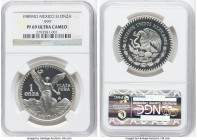 Estados Unidos silver Proof Onza 1989-Mo PR69 Ultra Cameo NGC, Mexico City mint, KM494.2. With dot in fineness variety. HID09801242017 © 2023 Heritage...