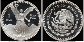 Estados Unidos silver Proof Onza 1992-Mo PR69 Ultra Cameo NGC, Mexico City mint, KM494.3. HID09801242017 © 2023 Heritage Auctions | All Rights Reserve...