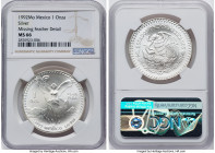 Estados Unidos silver Onza 1992-Mo MS66 NGC, Mexico City mint, KM494.3. Missing feather detail. HID09801242017 © 2023 Heritage Auctions | All Rights R...