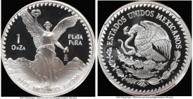 Estados Unidos silver Proof Onza 1995-Mo PR69 Ultra Cameo NGC, Mexico City mint, KM494.4. HID09801242017 © 2023 Heritage Auctions | All Rights Reserve...