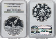 Estados Unidos silver Proof Onza 2014-Mo PR70 Ultra Cameo NGC, Mexico City mint, KM639. HID09801242017 © 2023 Heritage Auctions | All Rights Reserved