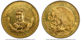 Estados Unidos gold "Battle of Puebla" Medal ND (1962)-Mo MS65 PCGS, Mexico City mint, Grove-801. 29mm. 17.42gm. Issued on the centenary of the Battle...