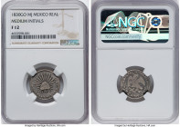 6-Piece Lot of Assorted Issues NGC, 1) Republic Real 1830 Go-MJ F12 NGC, Guanajuato mint, KM372.6, Medium Initials. 2) Estados Unidos 20 Centavos 1955...