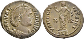 Galeria Valeria, Augusta, 308-311. Follis (Bronze, 25 mm, 6.24 g, 12 h), Alexandria, circa late 308. GAL VALERIA AVG Diademed and draped bust of Galer...