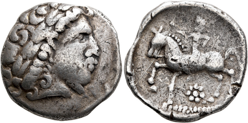 CARPATHIAN REGION. Uncertain tribe. Circa 2nd century BC. Tetradrachm (Silver, 2...